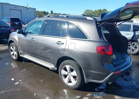 2012 Acura Mdx из США, поврежденный, VIN 2HNYD2H20CH516443